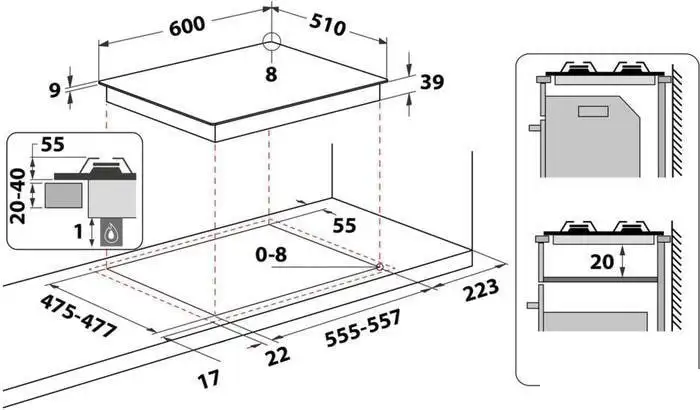 Варочная панель Whirlpool GMT 6422 OW - фото товара