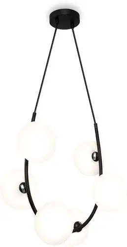 Подвесная люстра Freya Perlina FR4005PL-06B2 (черный) – изображение в каталоге