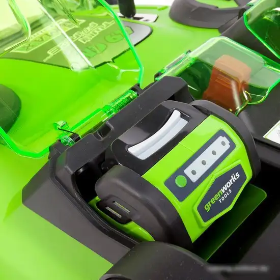 Колёсная газонокосилка Greenworks G40LM49DBK4 (с 1-м АКБ 4 Ah) – фото товара