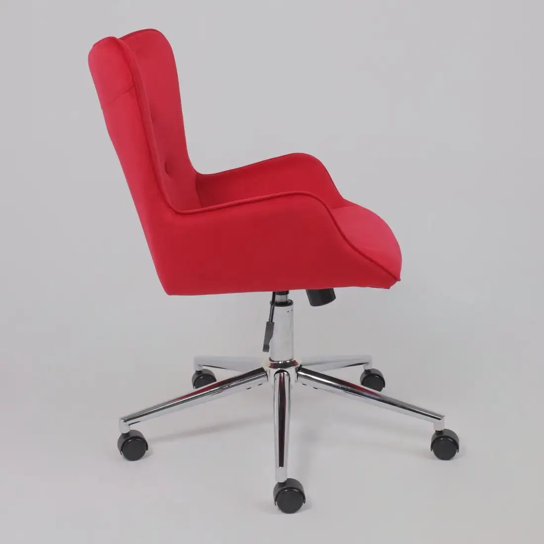 Офисное кресло AksHome Bella chrome Seven 313 (велюр/фуксия) – фото товара