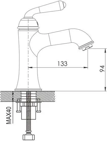 Смеситель Rose R0201Q - фото товара