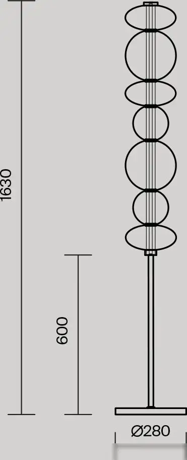 Торшер Maytoni MOD307FL-L40B3K – фото товара