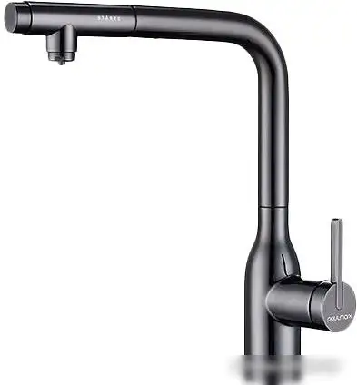 Смеситель Paulmark Viper VI213105-GB (черный/черный глянцевый) - изображение в каталоге