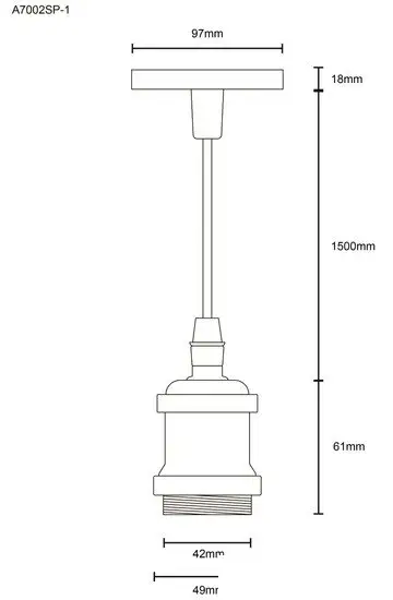 Светильник Arte Lamp Electra A7002SP-1PB – фото товара