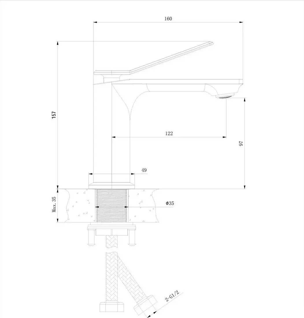 Смеситель Lauter Allure 21C618С - фото товара