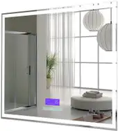 Пекам Зеркало Greta 100x80 greta-100x80MP (с подсветкой, с многофункциональной панелью, подогрев)