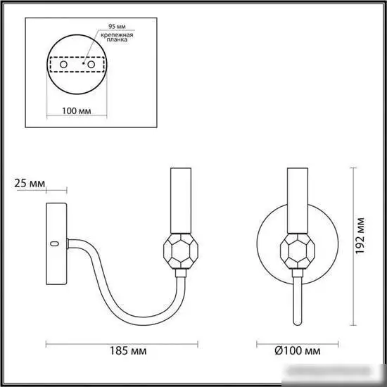 Бра Lumion Neoclassi