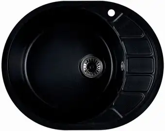 Кухонная мойка Marblan Ovata L (оникс,с сифоном) - изображение в каталоге