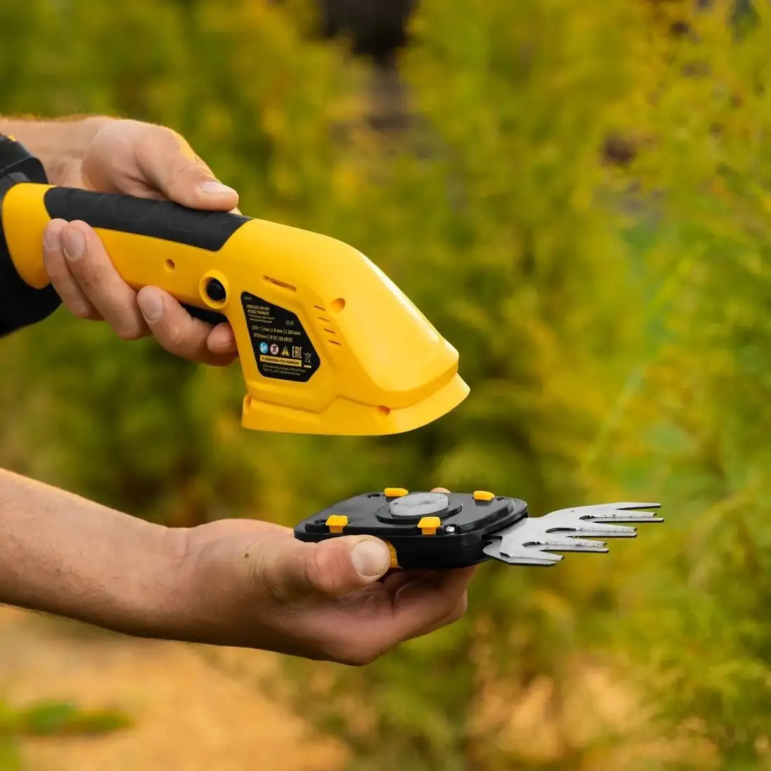 Кусторез + ножницы Denzel GS-20 59432 (с 1-им АКБ) – фото товара