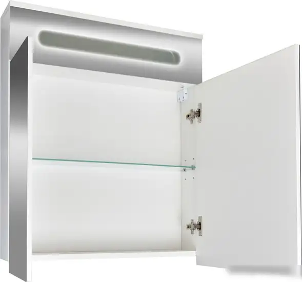 Doratiz Шкаф с зеркалом Магнолия 60 (правый, белый) – фото товара