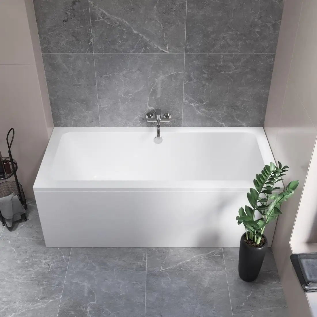 Ванна Lauter Olympia 170x75 21100075 (с каркасом) - фото товара