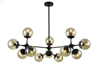 Люстра средней высоты Arte Lamp Bolla A1664SP-12BK – изображение в каталоге