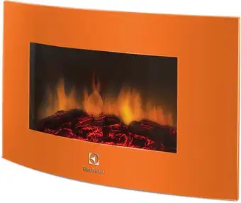 Электрокамин Electrolux EFP/W-1200URLS (оранжевый)