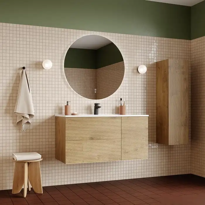 IDDIS Тумба под умывальник Bild BIL10V0i95 (дуб светлый) – фото товара