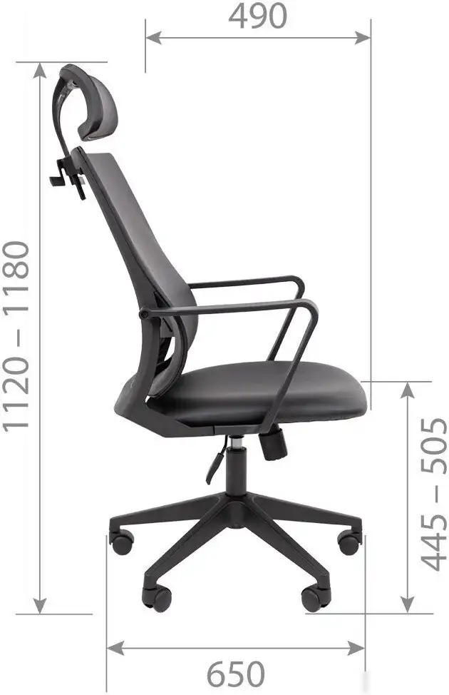 Офисное кресло CHAIRMAN 545 (экокожа бежевый) – фото товара