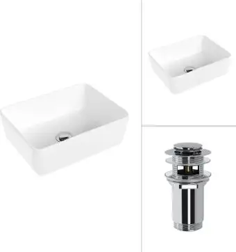 Умывальник Lauter 21674B + клапан 21190CH - изображение в каталоге