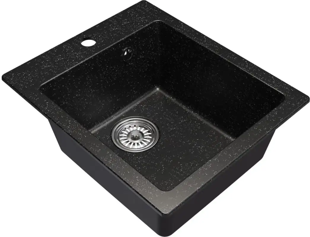Кухонная мойка Mixline ML-GM14 551902 (черный) - фото товара
