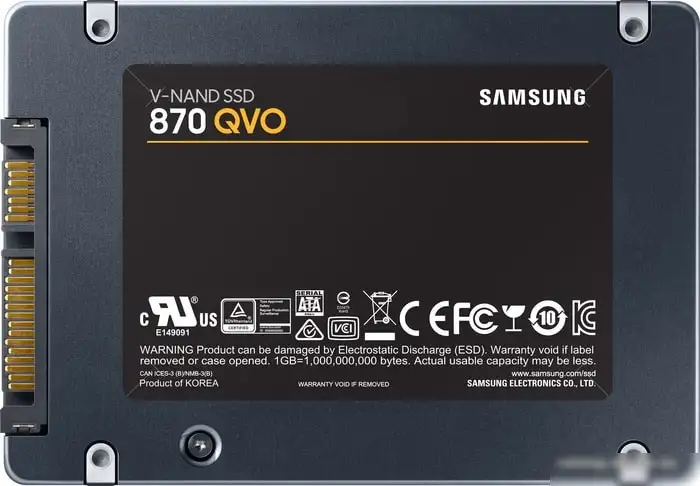 SSD Samsung 870 QVO 4TB MZ-77Q4T0BW – фото товара
