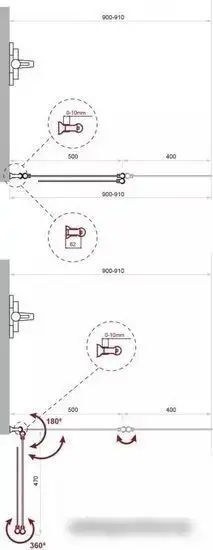 Стеклянная шторка для ванны BelBagno UNO-V-2-90/150-C-Cr – фото товара