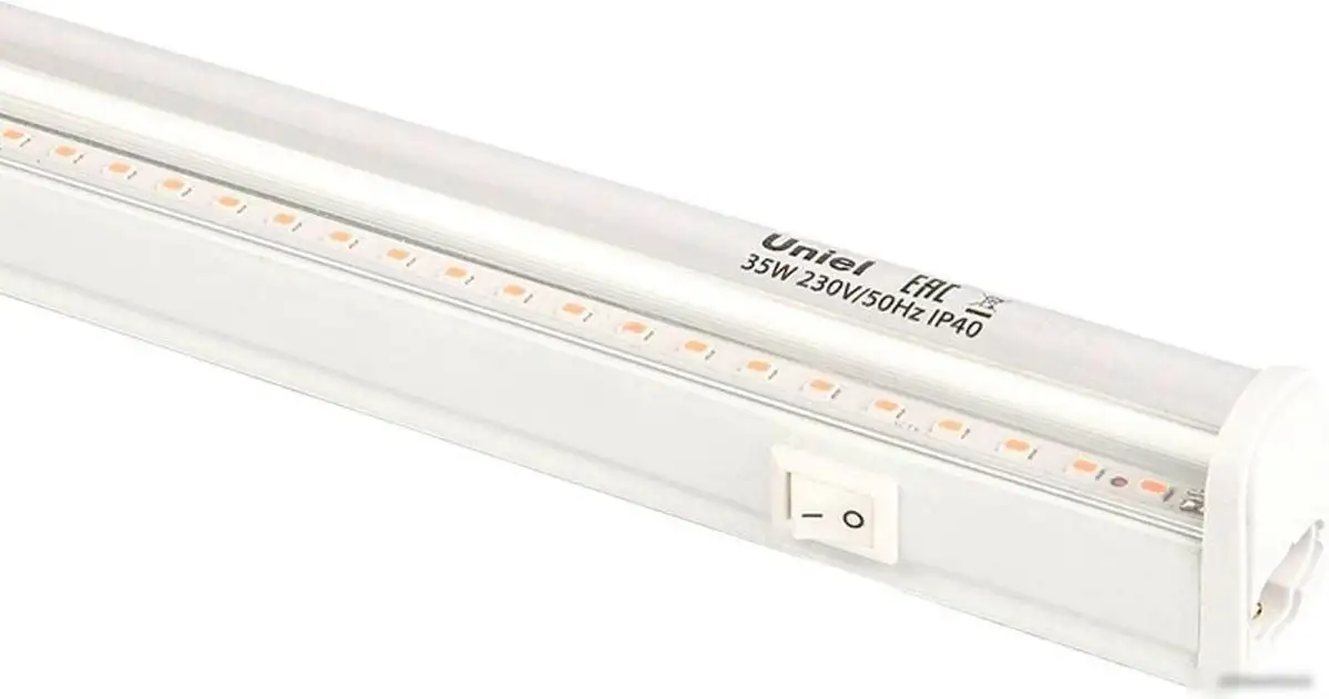 Линейный светильник Uniel ULI-P21-35W/SPSB IP40 WHITE Спектр для рассады и цветения UL-00002993 – фото товара