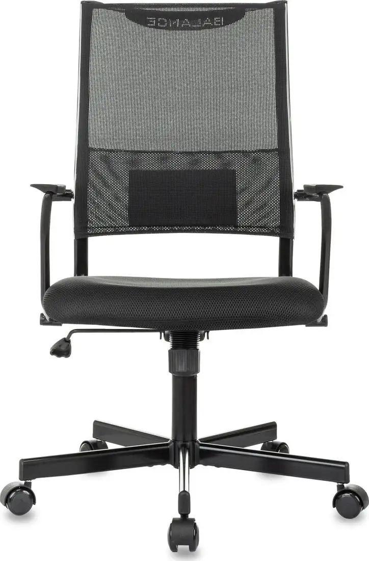 Офисное кресло Бюрократ CH Balance черный Elastic-102 TW-11 (сетка/ткань крестовина металл черный) – фото товара