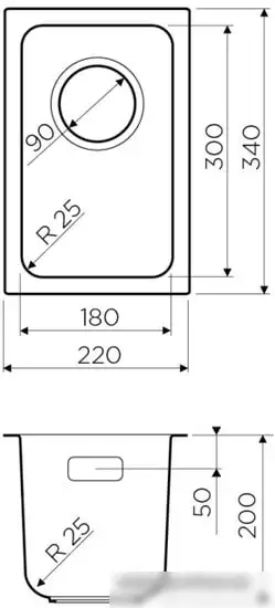 Кухонная мойка Omoikiri Tadzava 22-U-IN - фото товара