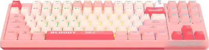 Клавиатура A4Tech Bloody S87 Energy Pink (Bloody BLMS Red Plus) – фото товара
