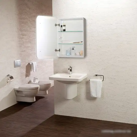 Silver Mirrors Шкаф с зеркалом Фиджи flip 60x80 LED-00002472 – фото товара