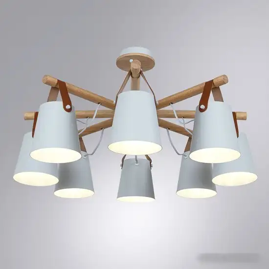 Люстра средней высоты Arte Lamp Thomas A7032PL-8WH – фото товара