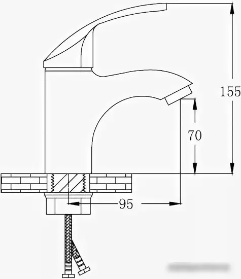 Смеситель РМС SL85-001F - фото товара