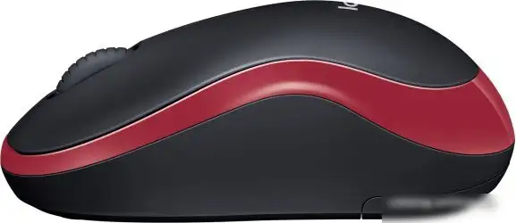 Мышь Logitech M186 (черный/красный) – фото товара