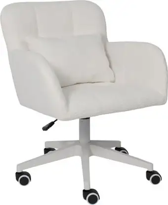 Офисное кресло AksHome Musa (букле/белый) – изображение в каталоге