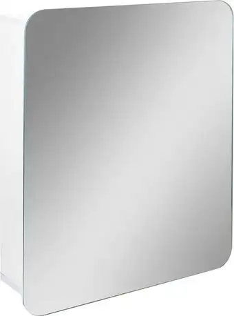 Doratiz Шкаф с зеркалом для ванной Аква 60 2711.173 (белый) – изображение в каталоге