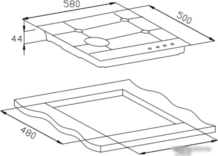 Варочная панель Weissgauff HGG 641 WGH - фото товара