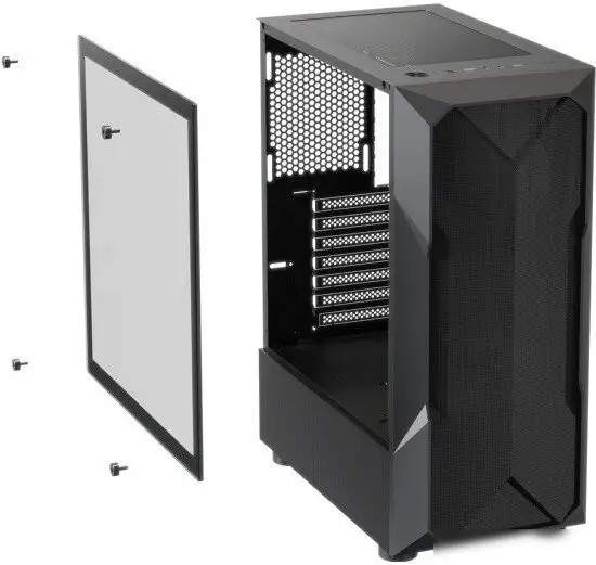Корпус XASTRA A304 4FRGB (черный) – фото товара