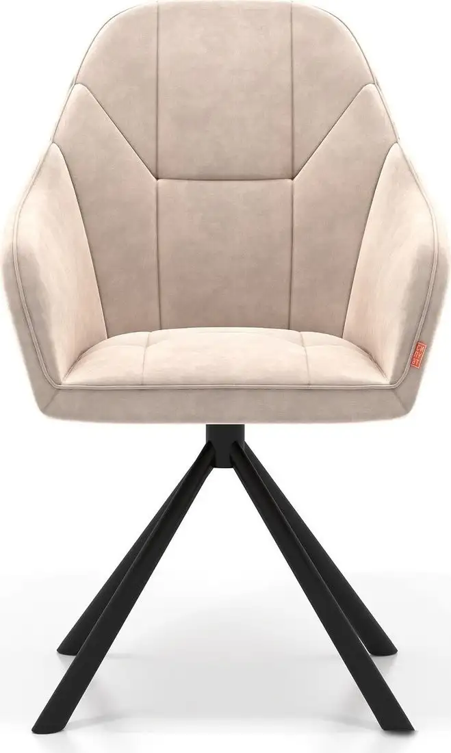 Стул Памир Босс F06 поворотный (светло-бежевый/черная опора) – фото товара