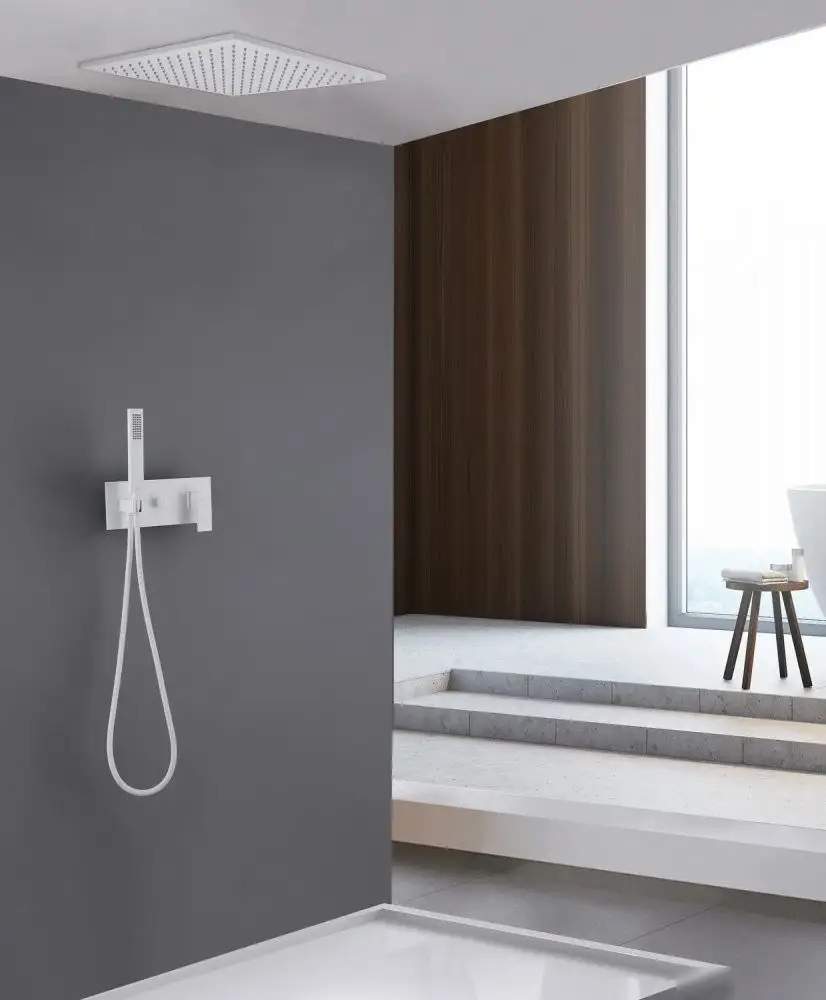 Душевая система Abber Daheim AF8221W (белый матовый) - фото товара