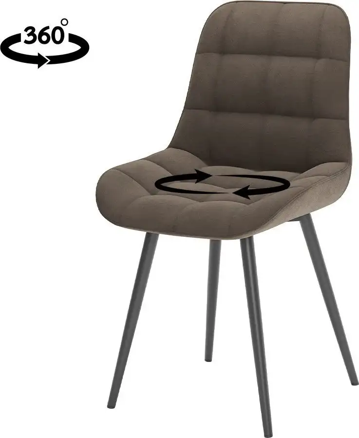 Табурет Табурет Румба Поворотный (бренди 05/каркас черный)