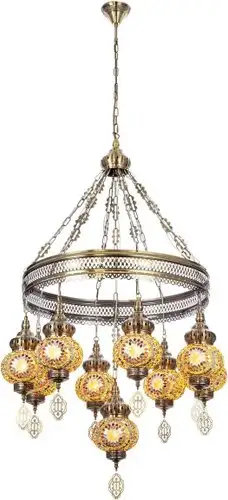 Подвесная люстра Citilux Каир Мозаика CL419185 – изображение в каталоге