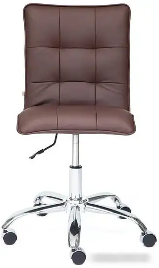 Офисное кресло TetChair Zero кожзам (коричневый) – фото товара