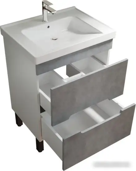 Mixline Тумба под умывальник Честер 60 551731 (бетон) – фото товара