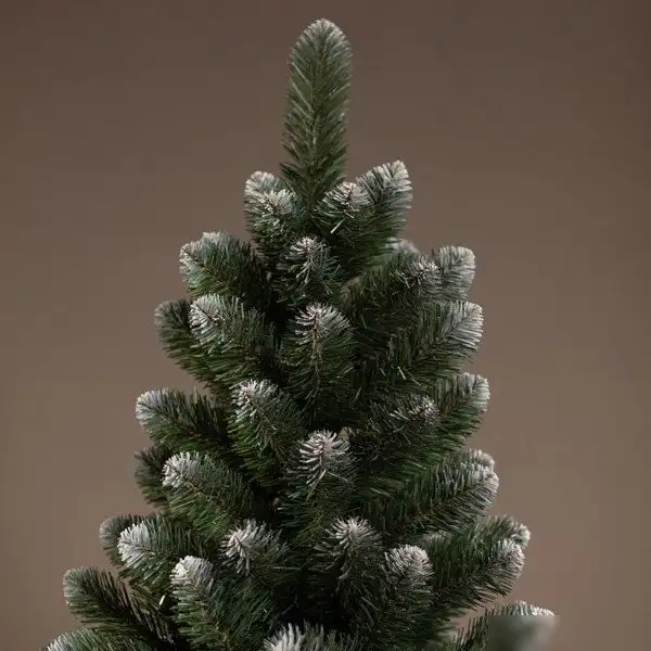 Ель Ёлушка Никольская иней 1.5 м (подставка пластик) – фото товара