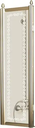 Душевая стенка Cezares RETRO-A-100-FIX-CP-Br (боковая) - изображение в каталоге