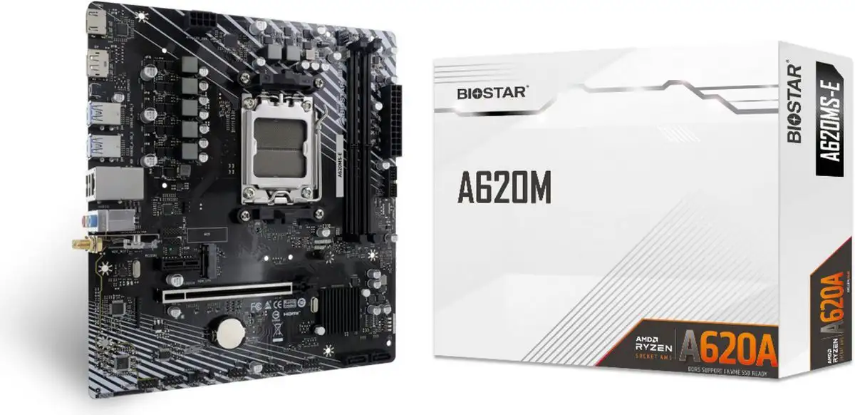 Материнская плата BIOSTAR A620MS-E Ver. 6.0 – фото товара