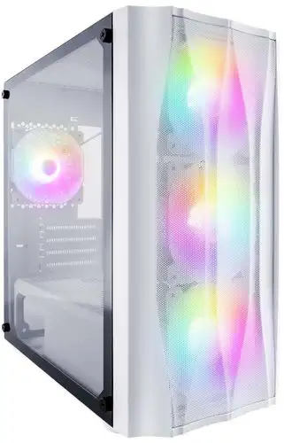 Корпус 1stPlayer Firebase X3-M-WH-4F1-W – изображение в каталоге