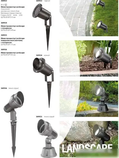 Садовый светильник Novotech Landscape 369954 – фото товара