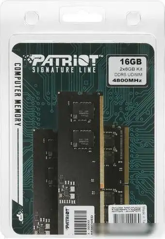 Оперативная память Patriot Signature Line 2x16ГБ DDR5 5600 МГц PSD532G5600K – фото товара