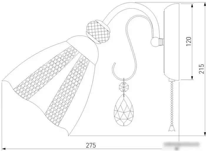 Бра Евросвет Floranse 30155/1 (белый) – фото товара