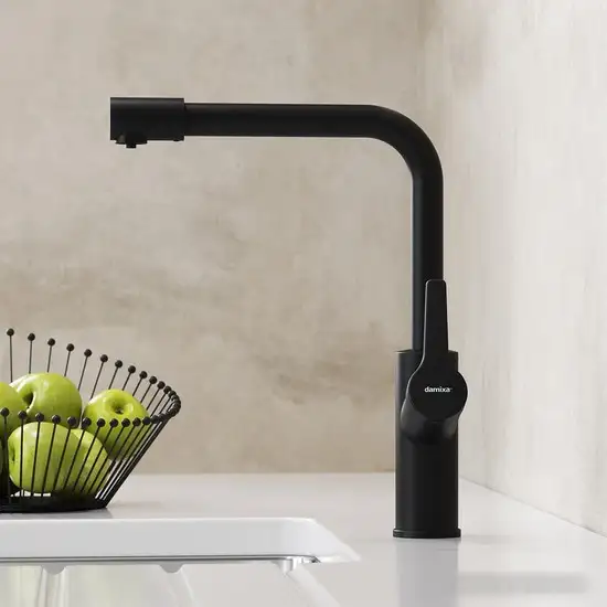 Смеситель Damixa Merkur 710771300 (черный матовый) - фото товара