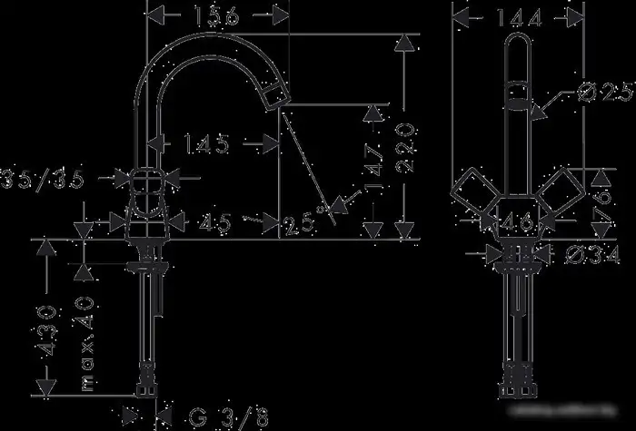 Смеситель Hansgrohe Logis 71221000 - фото товара